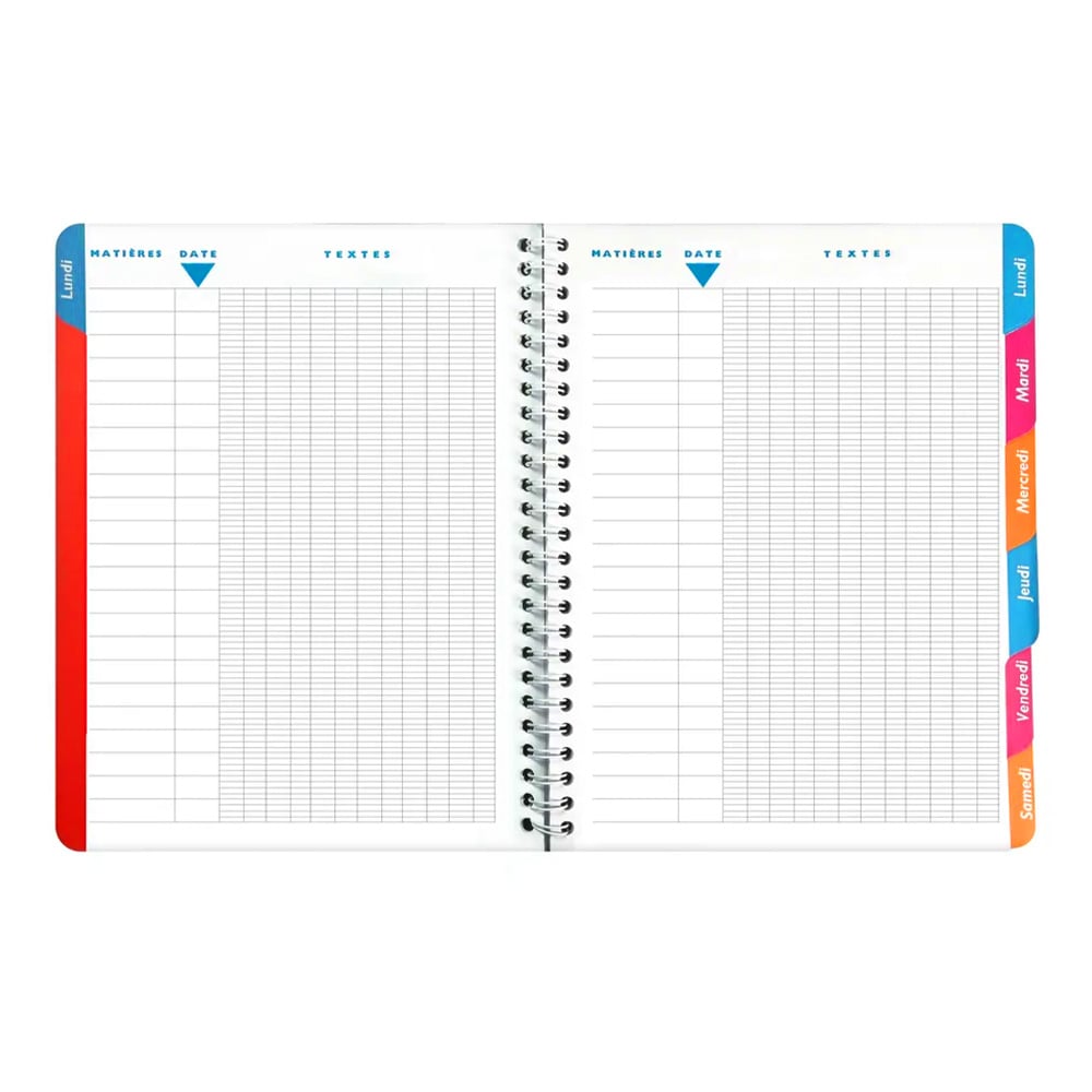 Cahier de texte CP clairefontaine